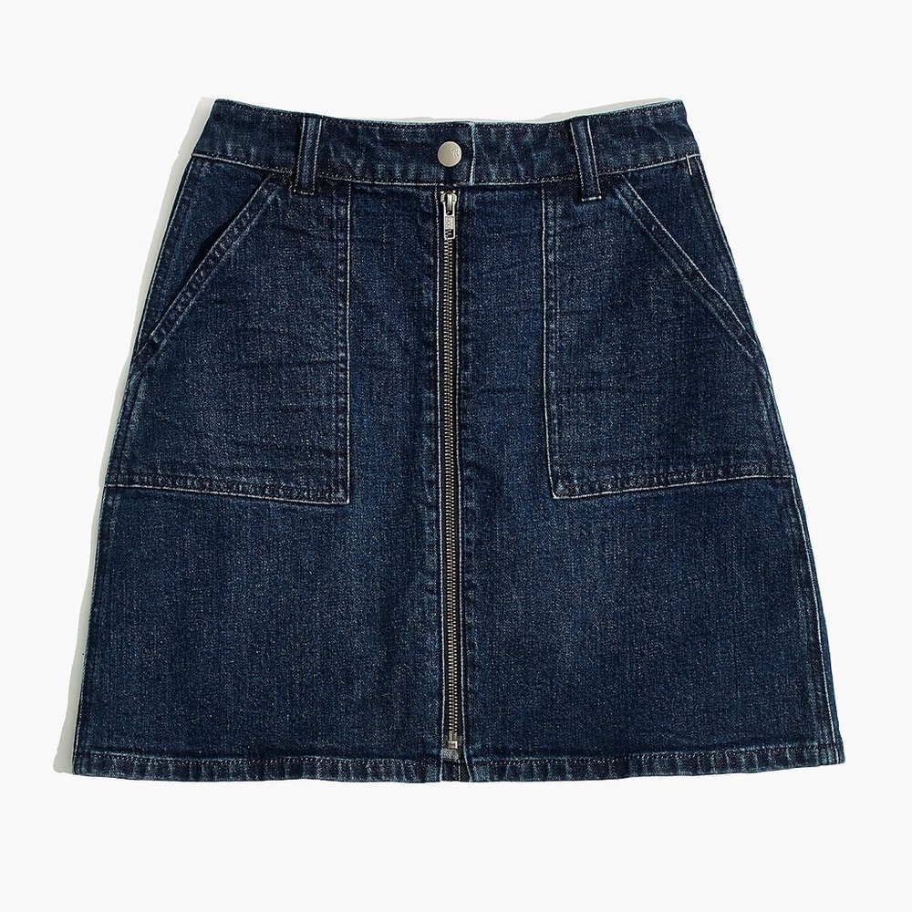 Madewell Zip Denim Skirt